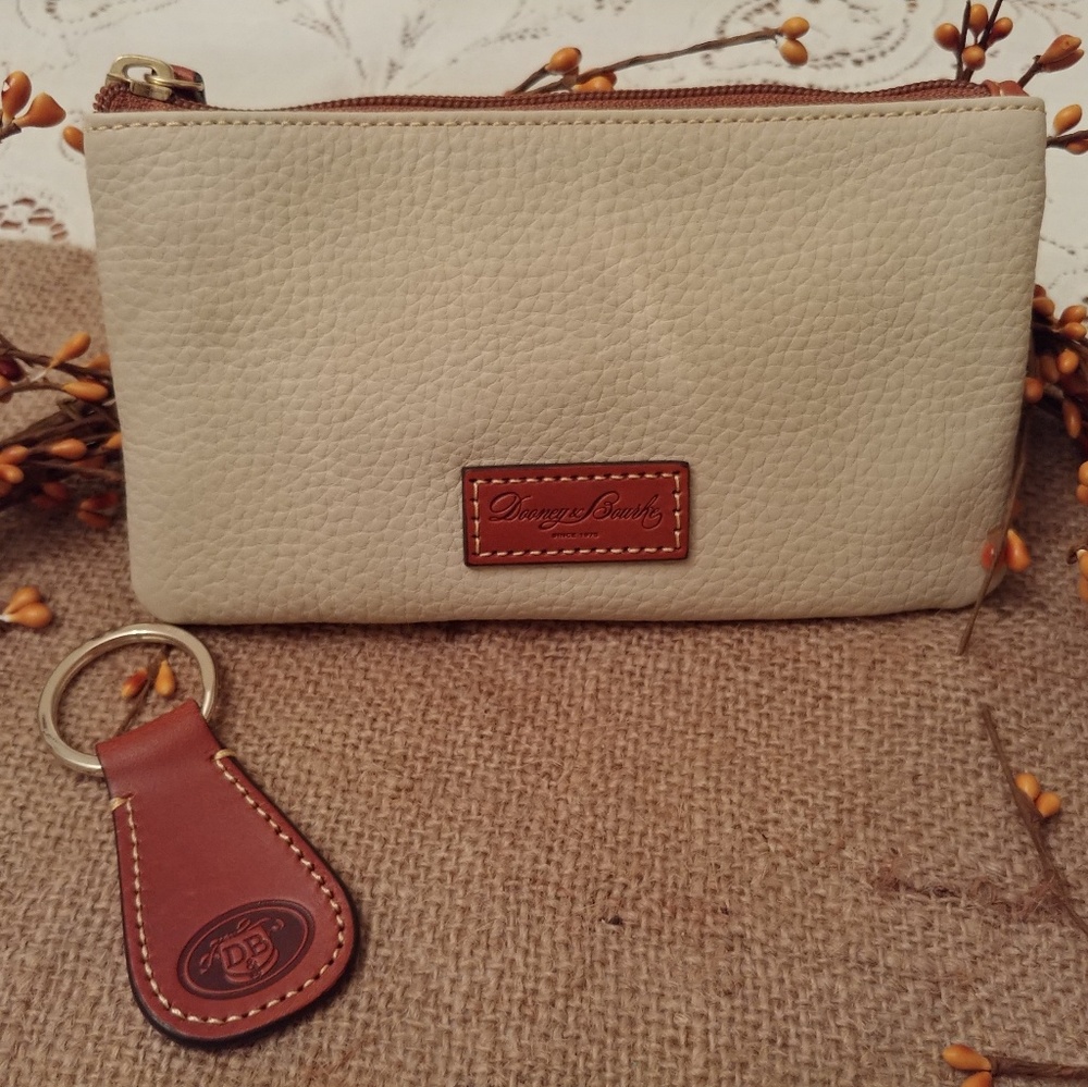 DOONEY & BOURKE ZIPPER POUCH and KEY CHAIN